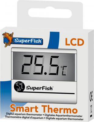Thermomètre affichage LCD - argent - blanc - noir