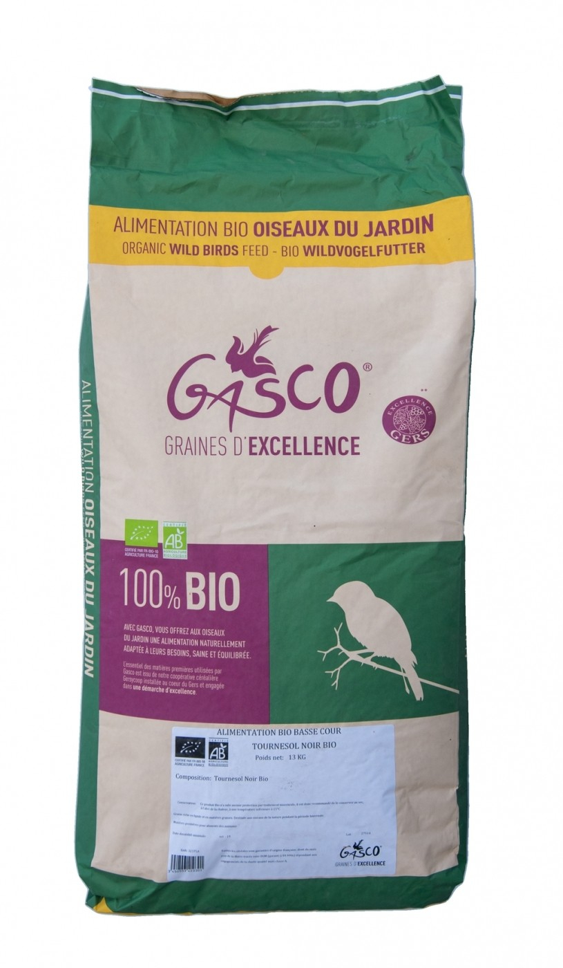 Girassol preto Orgânico Nutrição para criação de pássaros