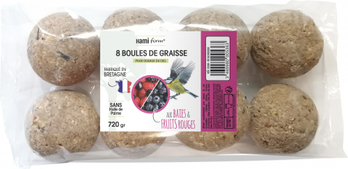 Hamiform Seau 30 Boules De Graisse (30 Boules) : les 30 unités à