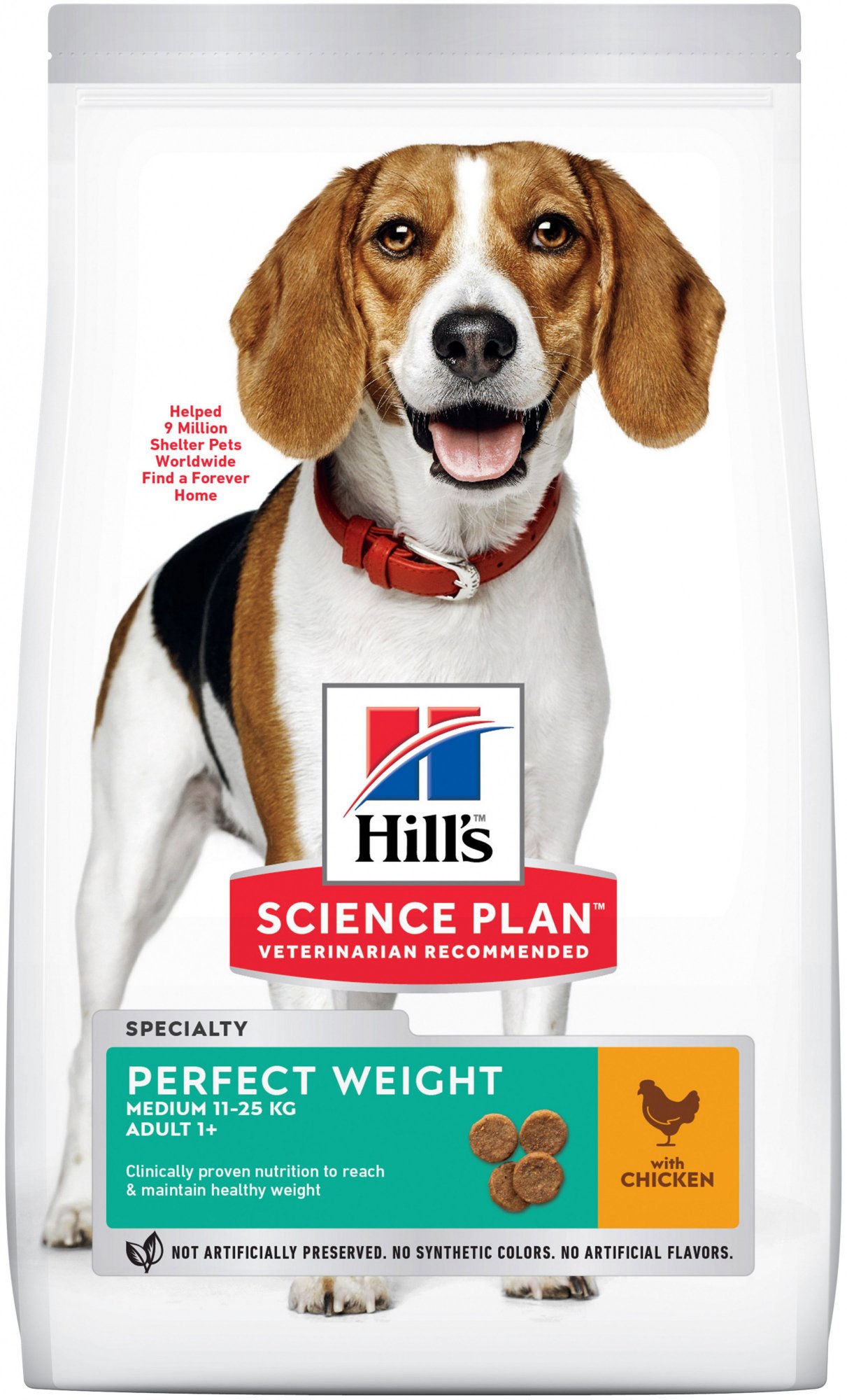 Hill's Science Plan Canine Adult MEDIUM Perfect Weight Pienso con Pollo