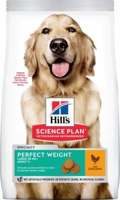 Hill's Science Plan Canine Adult Large Breed Perfect Weight - met kip