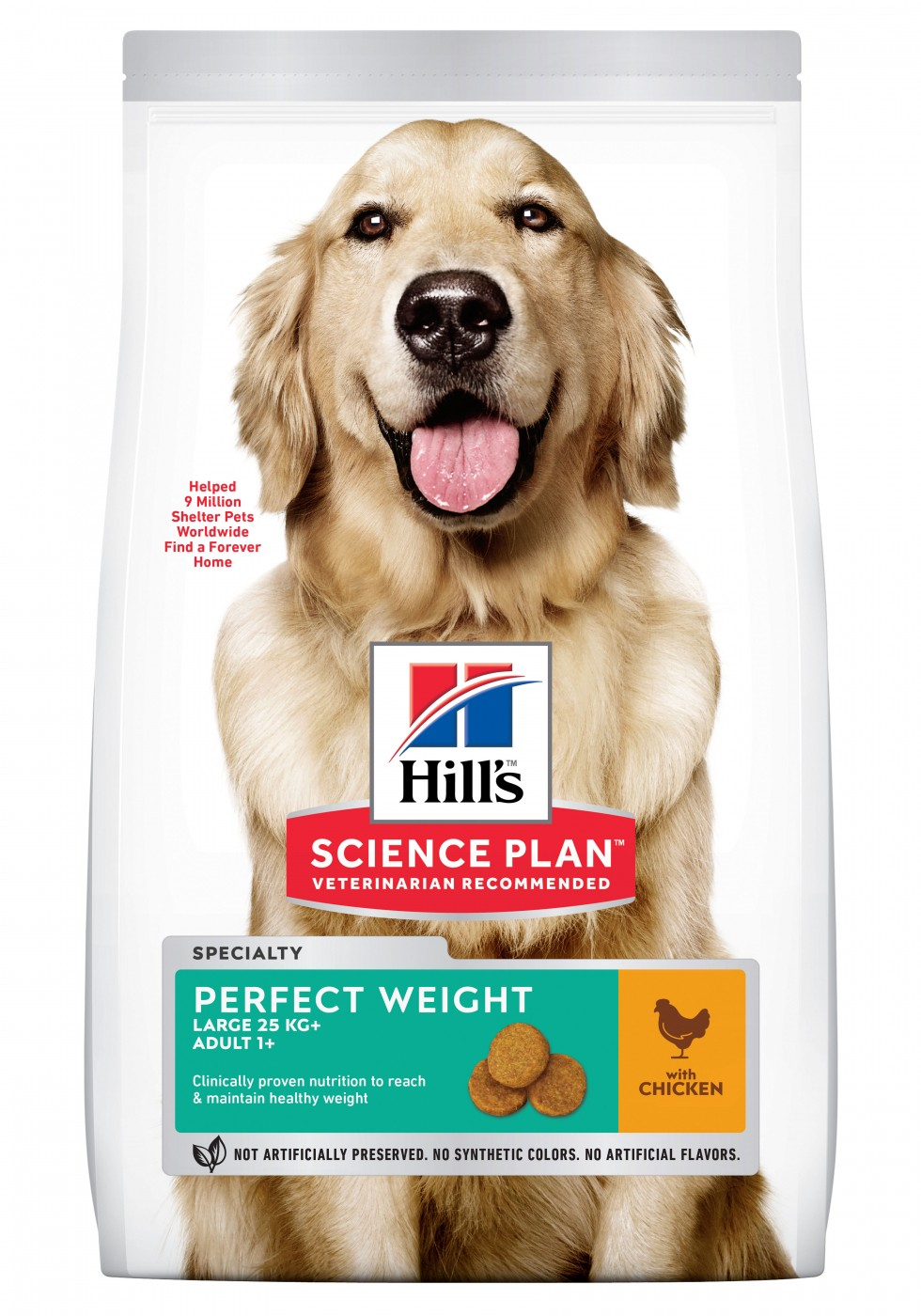 Hill's Science Plan Canine Adult Large Breed Perfect Weight Pollo