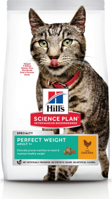 Hill's Science Plan Feline Adult Perfect Weight au poulet pour chat