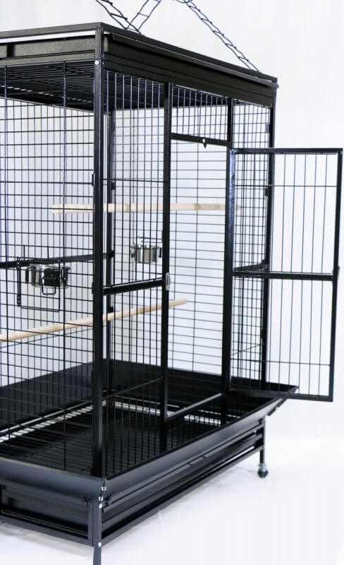 Cage pour perroquet avec perchoir extérieur Zolia Ara - H 220 cm