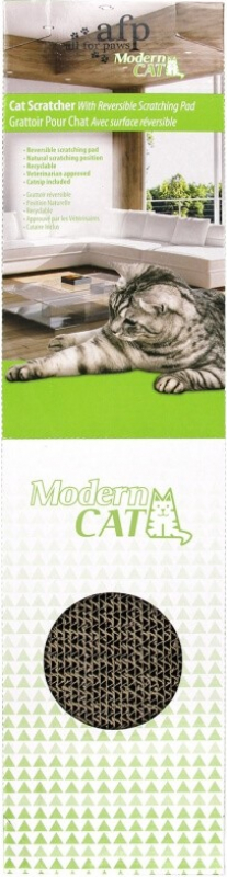 Griffoir en carton pour Chat avec herbe à chat 
