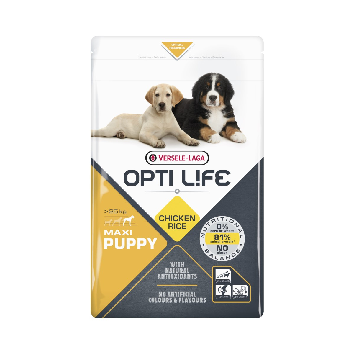 Opti Life Puppy Maxi au poulet pour chiot de grande taille