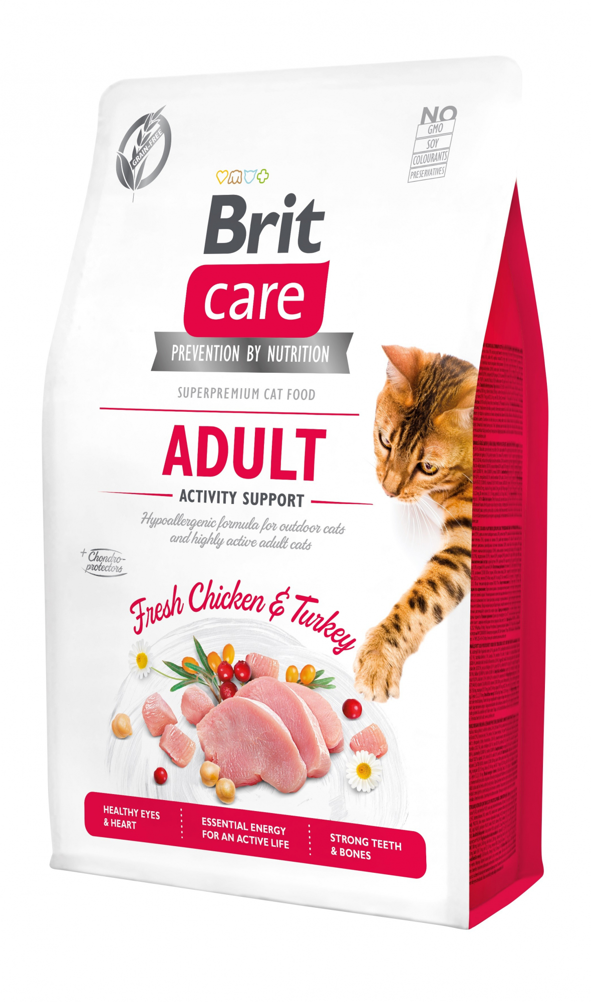 Pienso BRIT CARE Cat Adult Activity Support para gatos muy activos