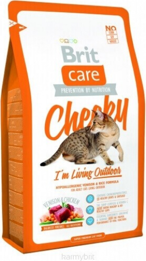 Brit Care Cat Cheeky I'm Living Outdoor au Gibier pour Chat Adulte