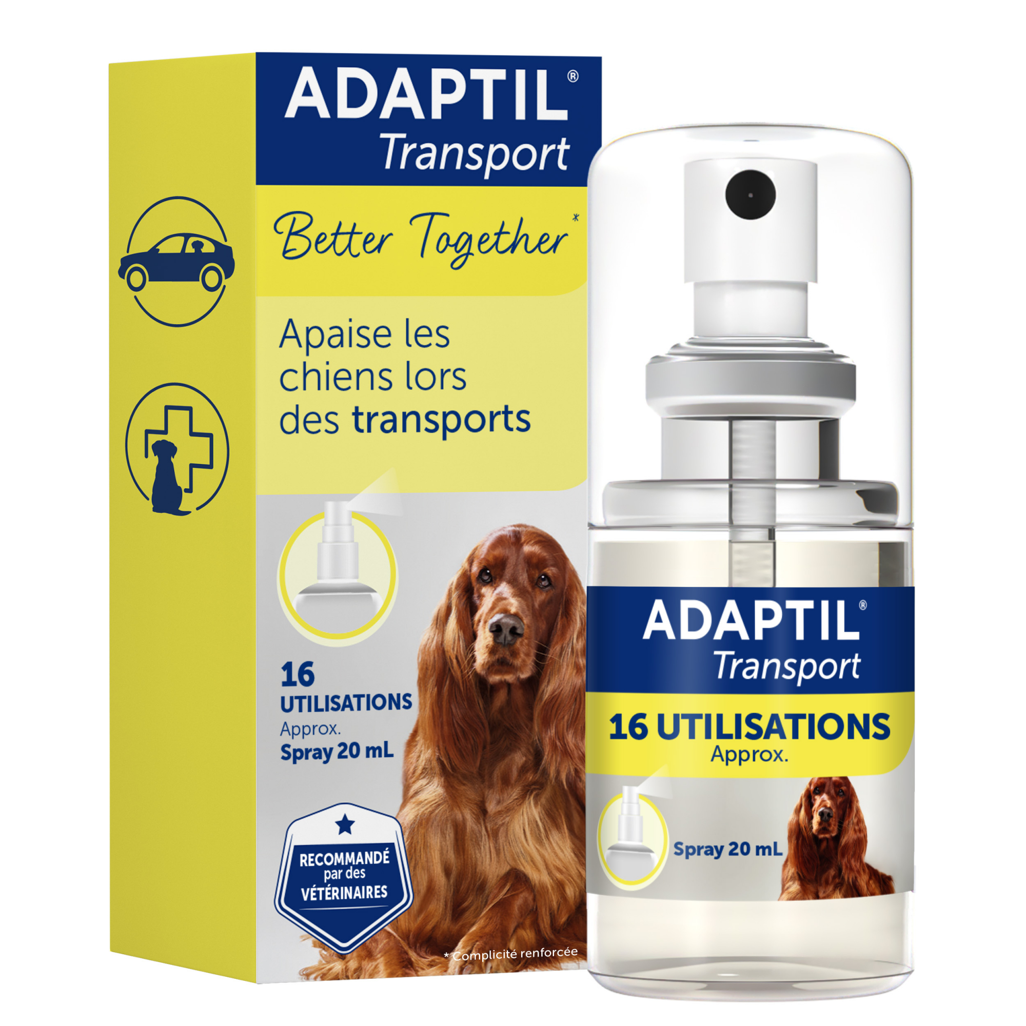 Adaptil Transport Spray antistress voor honden