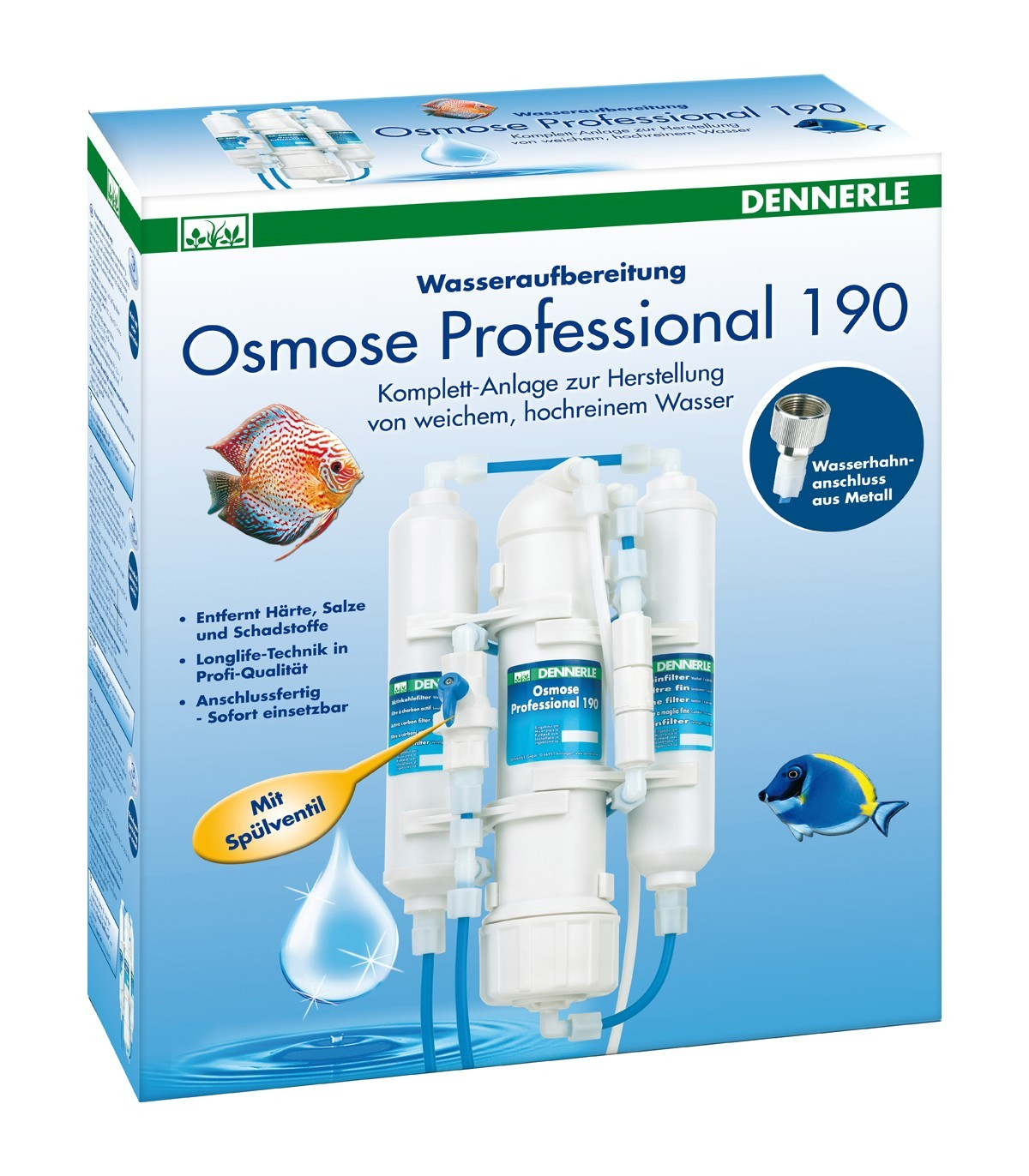 Dennerle Profissional 190 Unidade de osmose inversa para aquário