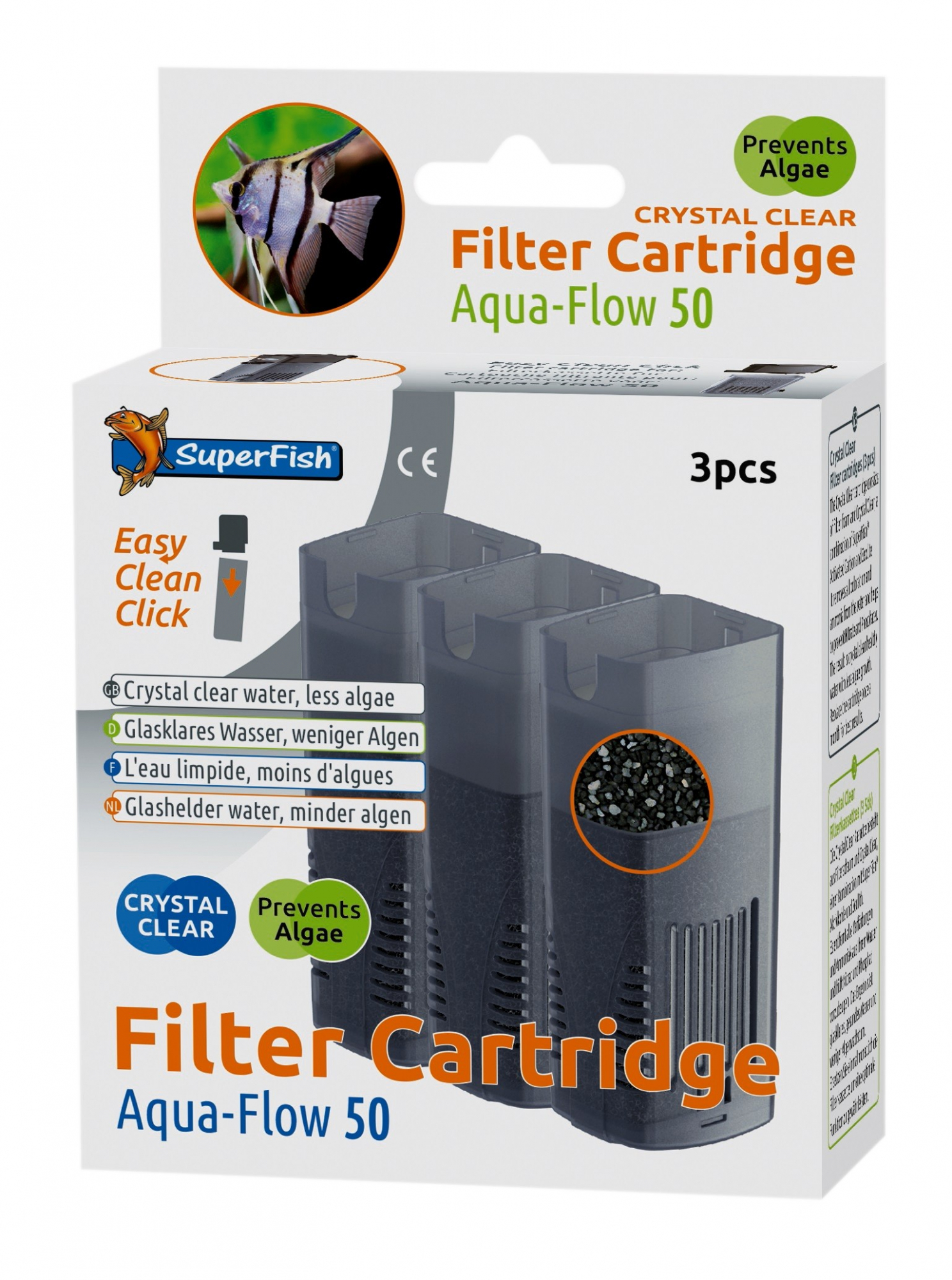 Crystal Clear Cartouches complètes pour filtres Aquaflow 