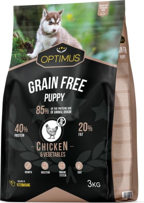 OPTIMUS Puppy Grain Free pour Chiot 