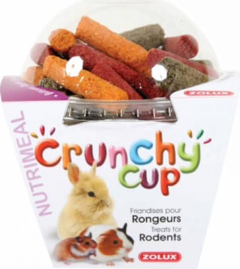 Snack per roditori Crunchy Cup Sticks Alfalfa-Carota-Barbabietola180 gr