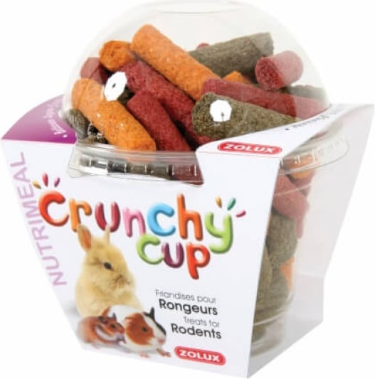 Crunchy Cup Sticks Luzerne-Carotte-Betterave Friandise pour rongeur 