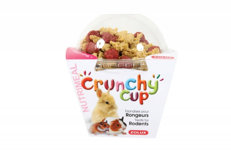 Friandise rongeur Crunchy Cup Nuggets Nature et Betterave 130G