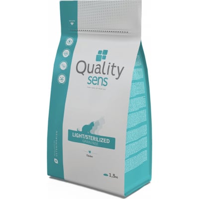 QUALITY SENS Light / Sterilised Grain Free ohne Getreide für sterilisierte oder übergewichtige Katzen