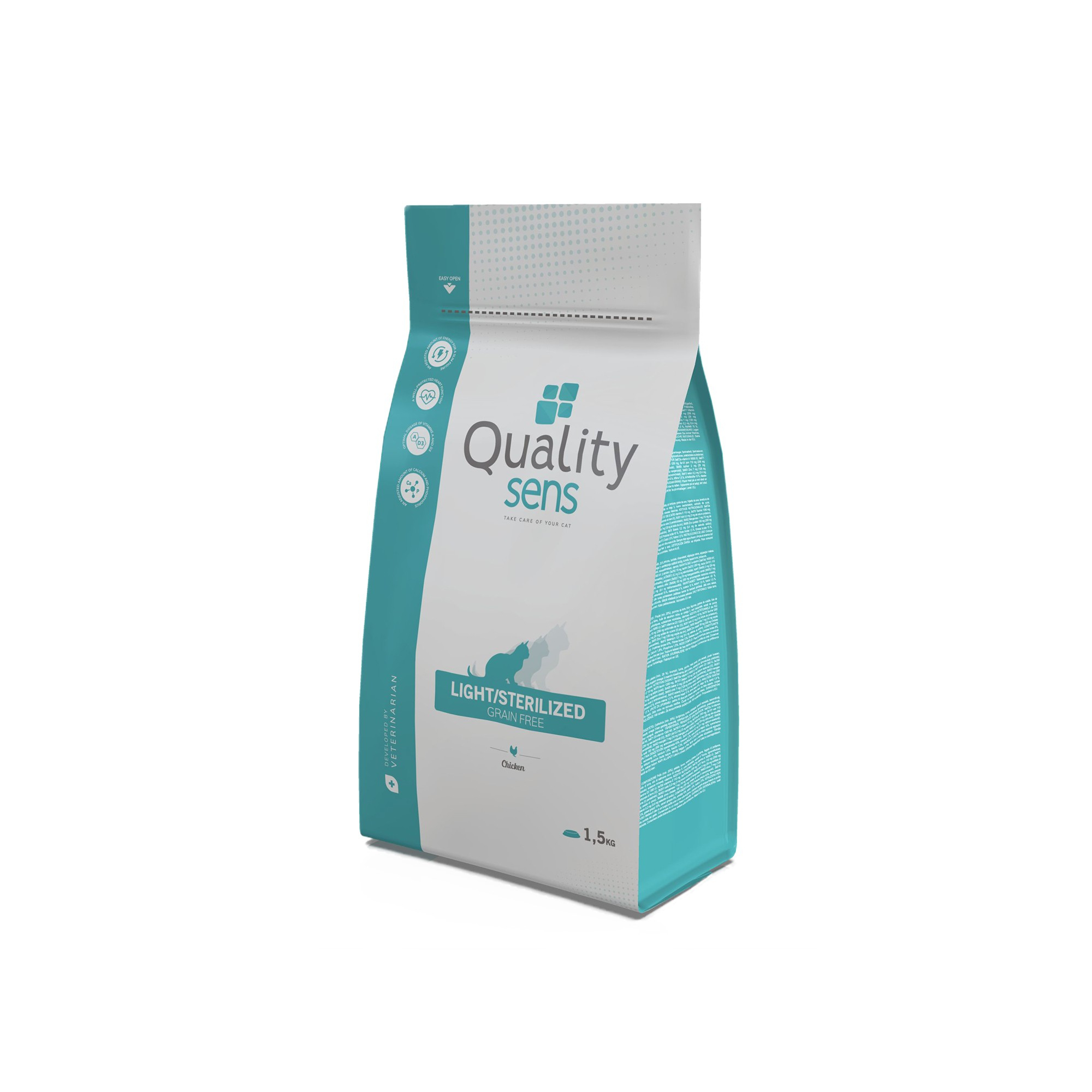 QUALITY SENS Light / Sterilised Grain Free ohne Getreide für sterilisierte oder übergewichtige Katzen