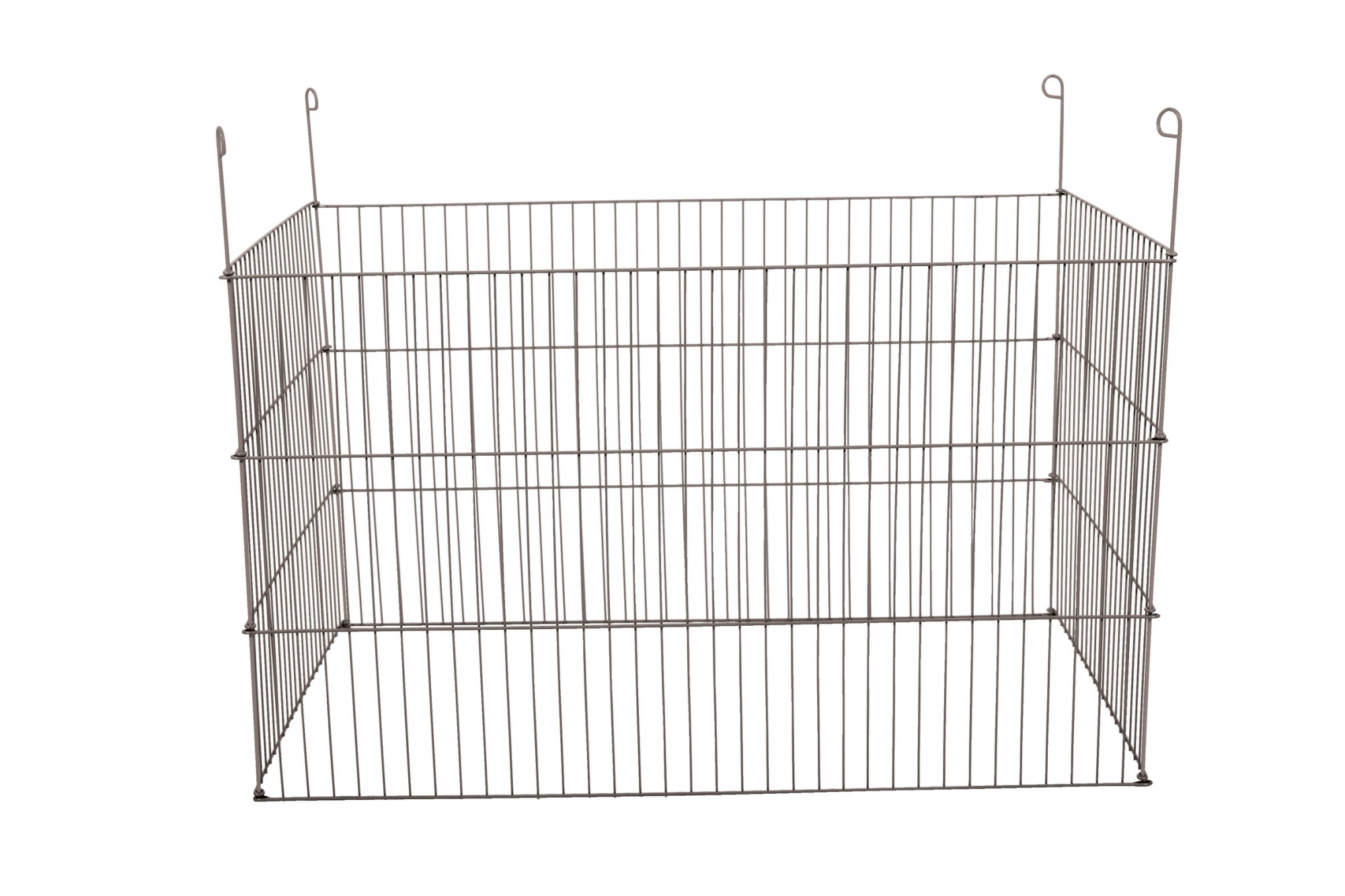 Recinto de metal rectangular de exterior para roedores, 1 mm