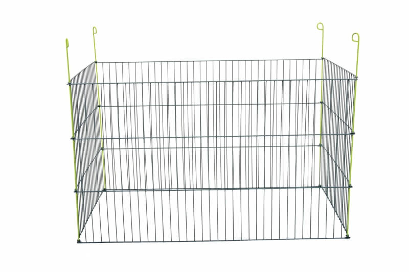 Caixa metálica externa rectangular para roedores 1m