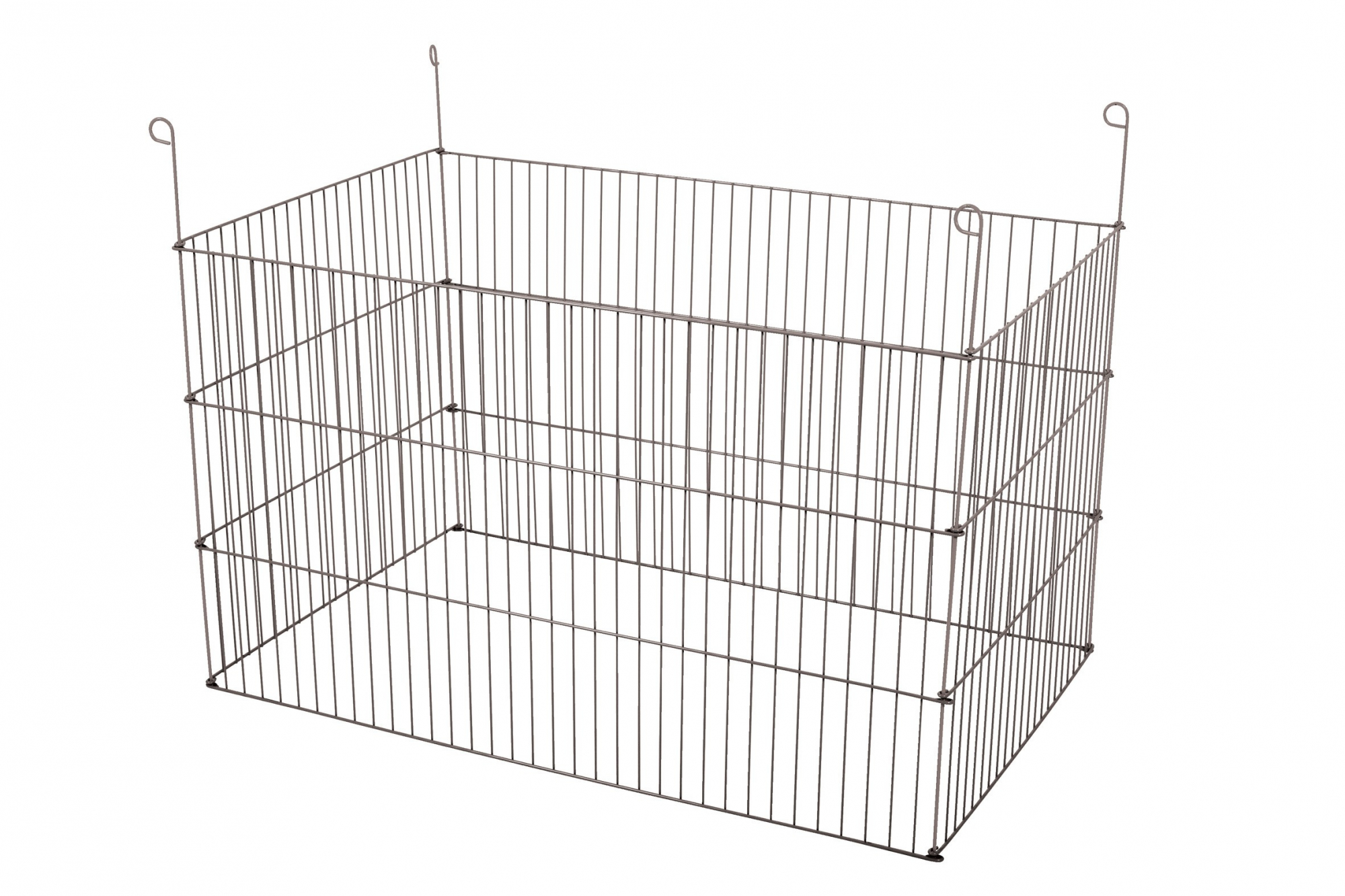 Caixa metálica externa rectangular para roedores 1m