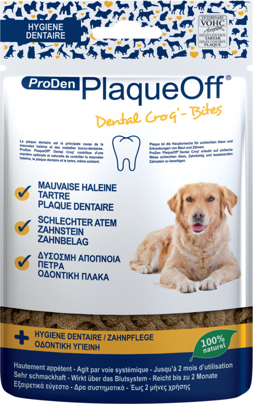 PlaqueOff ProDen Dental Croq' pour chien et chat