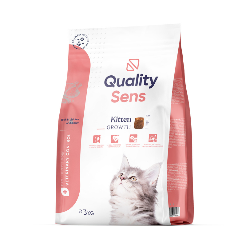 QUALITY SENS Kitten au poulet pour Chaton en Croissance