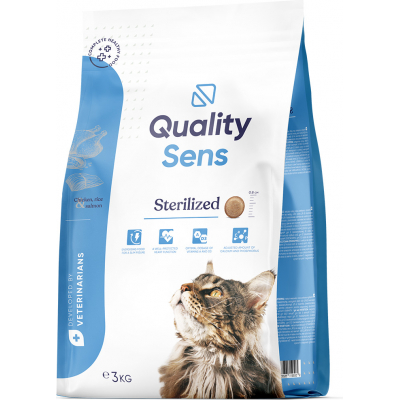 QUALITY SENS Sterilizado, para gato esterilizado ou com sobrepeso