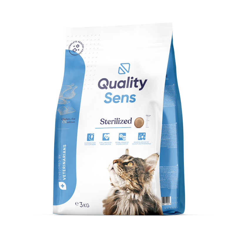 QUALITY SENS Sterilized Maintenance, para gatos esterilizados o con sobrepeso