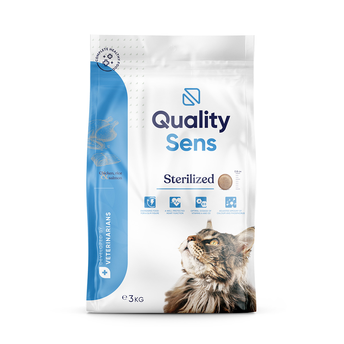 QUALITY SENS Sterilized, para gatos esterilizados o con sobrepeso