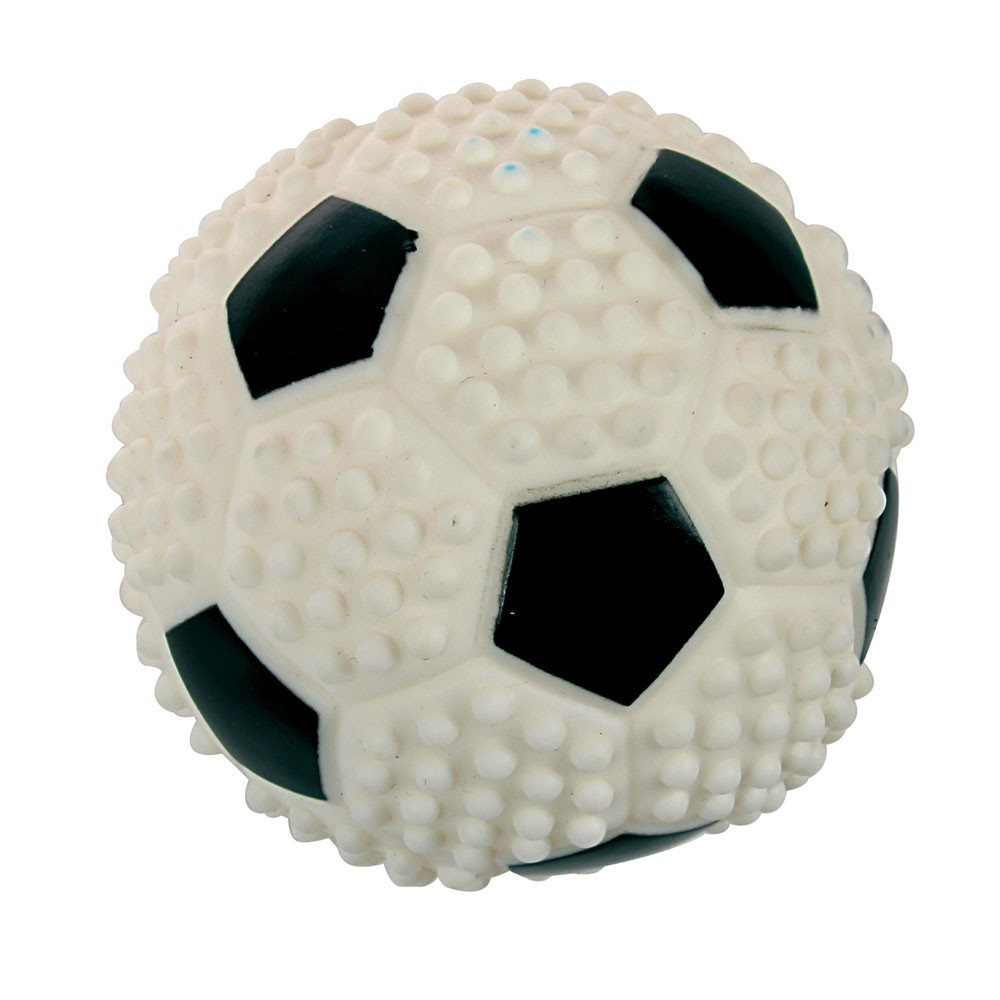 Juguete de pelota de fútbol para perro 7,6 cm vinilo