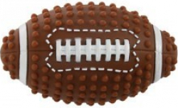 Jouet ballon de football US pour chien 7,6 cm vinyl
