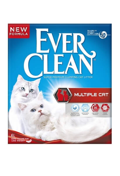 EVER CLEAN klonterend strooisel voor meerdere katten