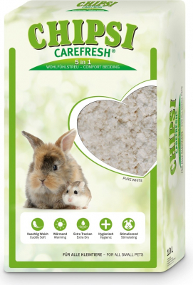 Litière Chipsi Carefresh Pure White pour petits mammifères