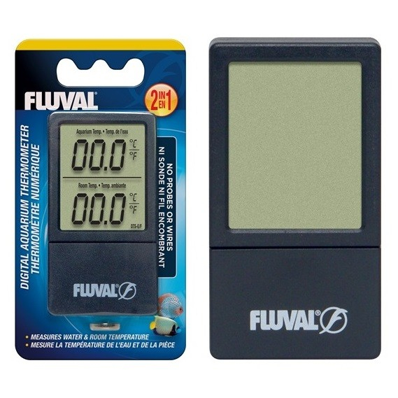 Fluval 2 in 1 Digital Thermometer 