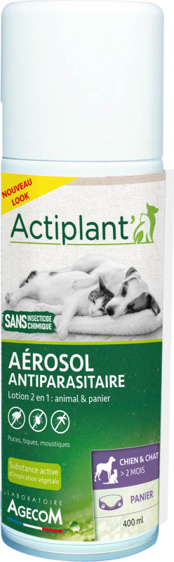 ACTI Aerosol 2in1 - Средство от блох и клещей для собак, кошек и окружающей среды