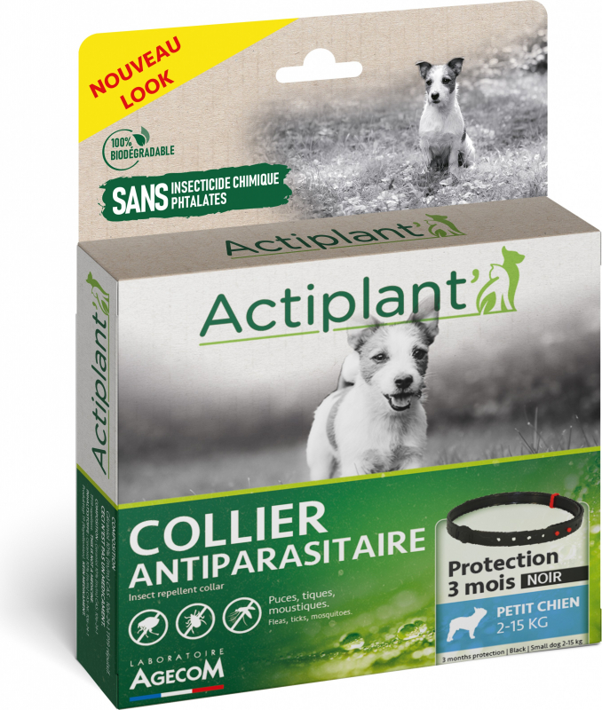 ACTI COLLIER Antiparasitaire insectifuge pour petit chien