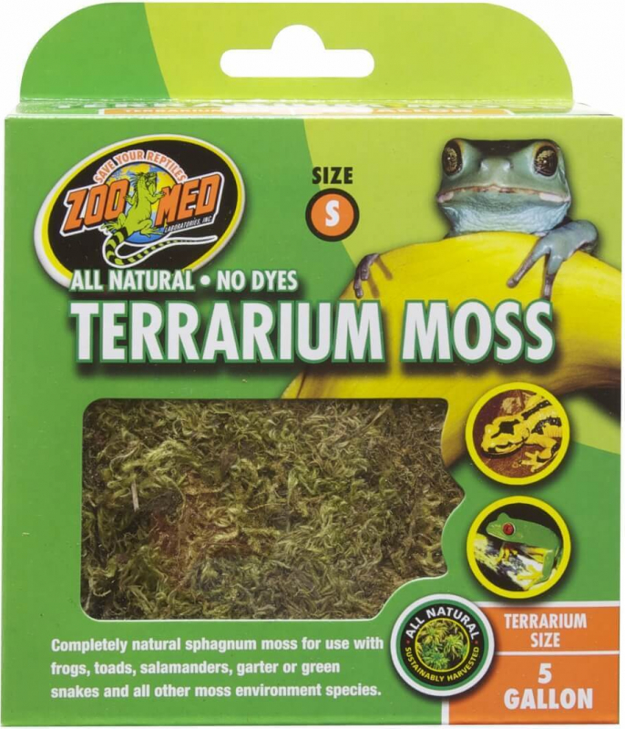 Mousse Terrarium Moss ZooMed - plusieurs tailles disponibles