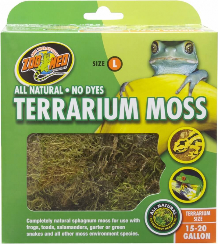 Mousse Terrarium Moss ZooMed - plusieurs tailles disponibles