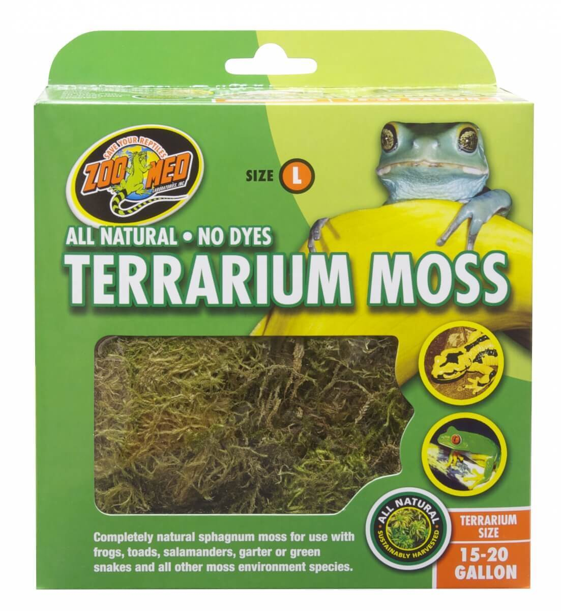 Moss ZooMed Mousse Terrário - vários tamanhos disponíveis