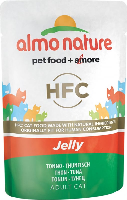 ALMO NATURE HFC Comida húmeda en gelatina para gatos - 4 recetas