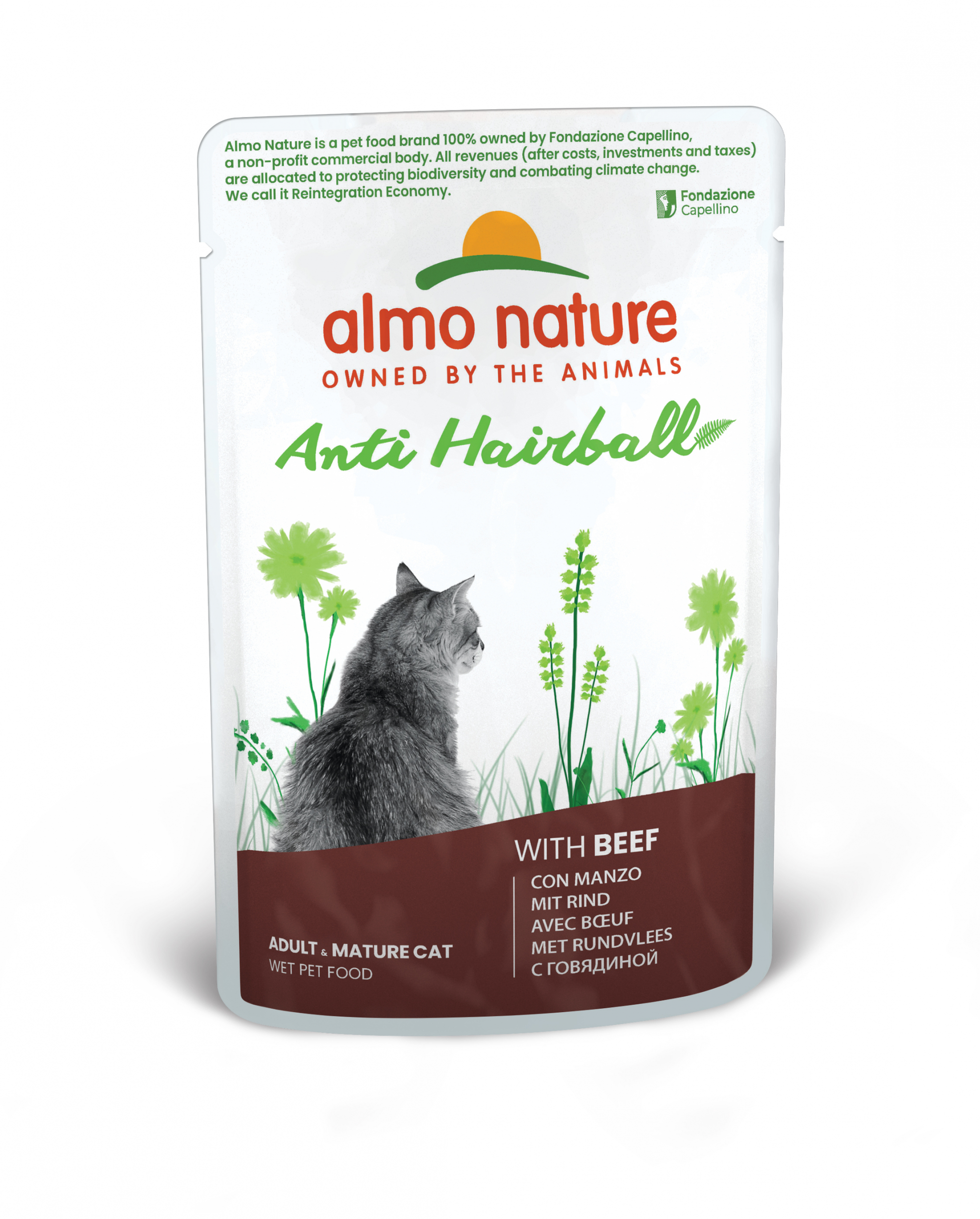 Patè ALMO NATURE PFC Anti-Hairball per gatti adulti sterilizzati e non