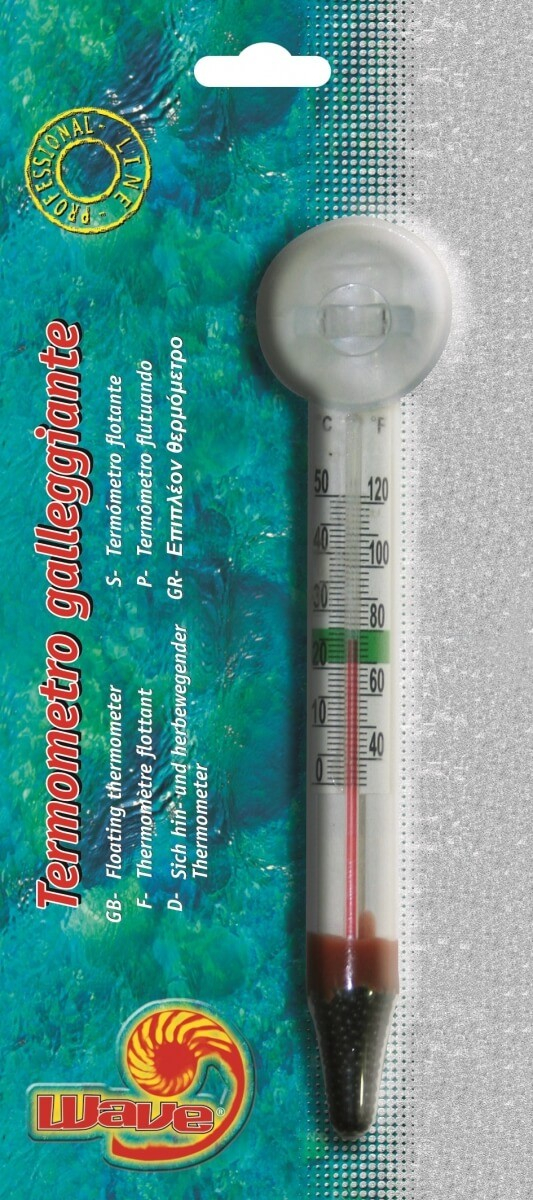 Thermomètre flottant pour aquarium