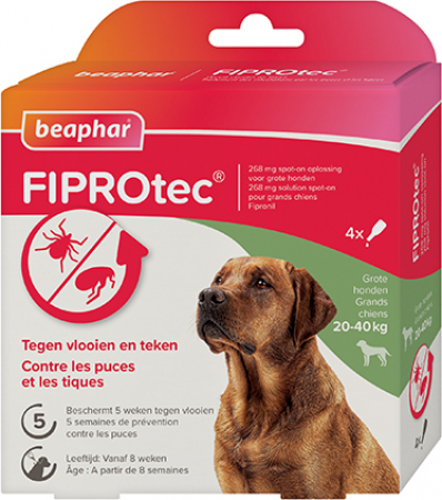 FIPROtec, solution spot-on pour chiens