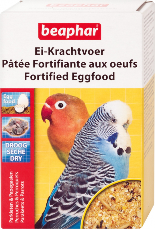 Patè fortificante all'uovo pet tutti i pappagalli e i parrocchetti
