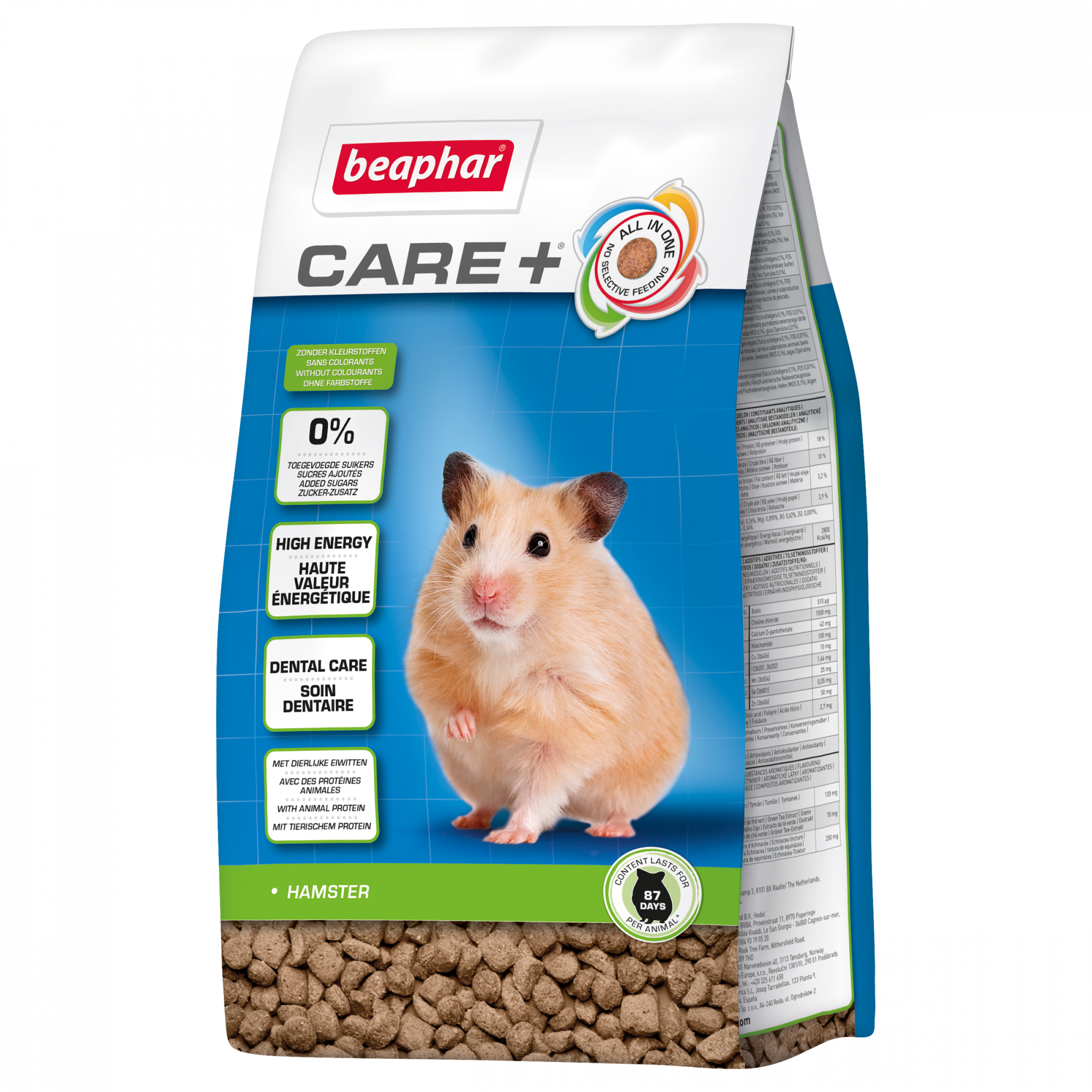 Beaphar Care+ extrudiertes Futter für Hamster