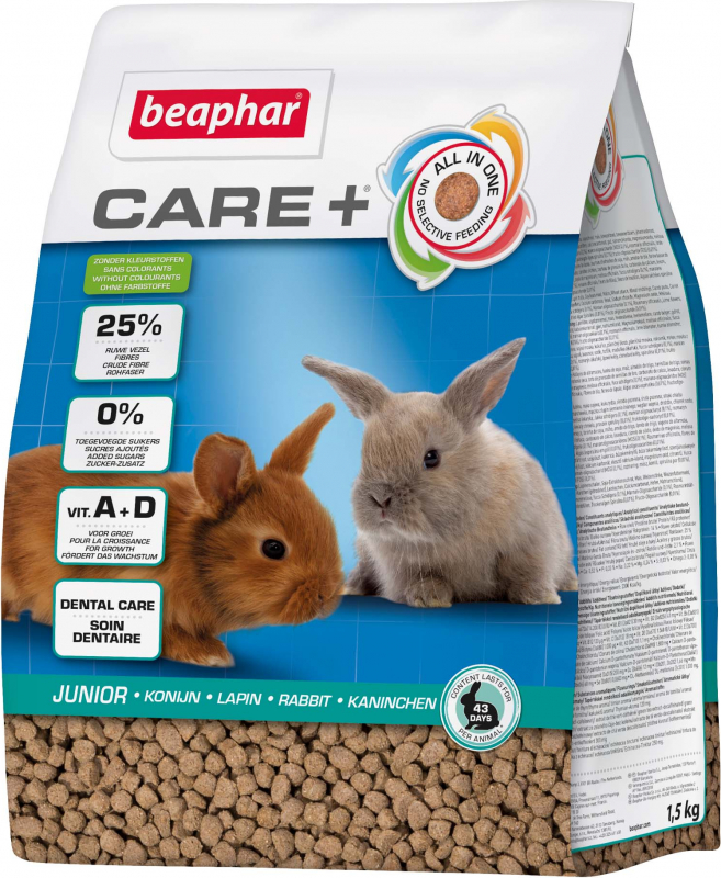 Beaphar Care+ Aliment extrudé Lapin Junior 
