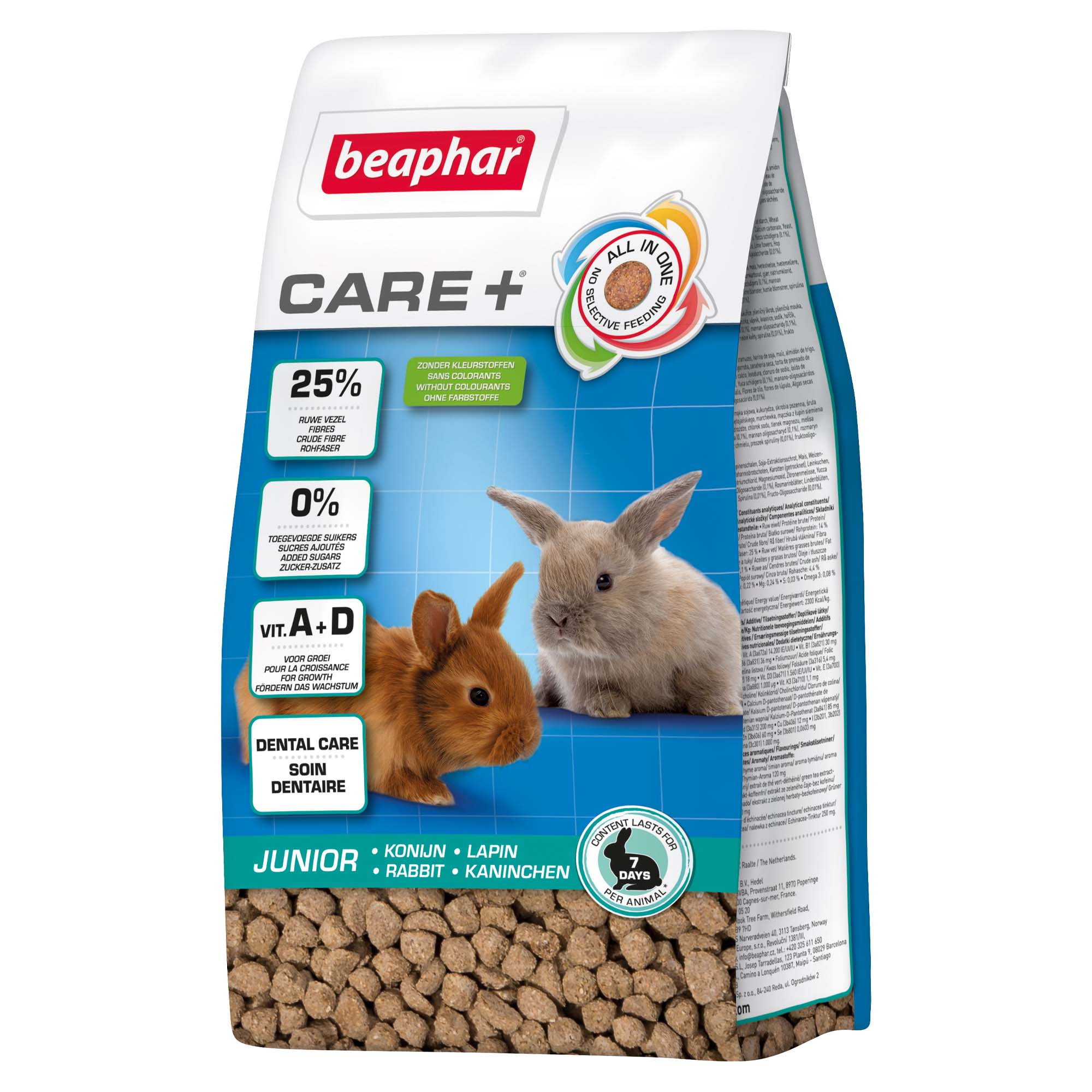 Beaphar Care+ extrudiere Futter für Jung Kaninchen