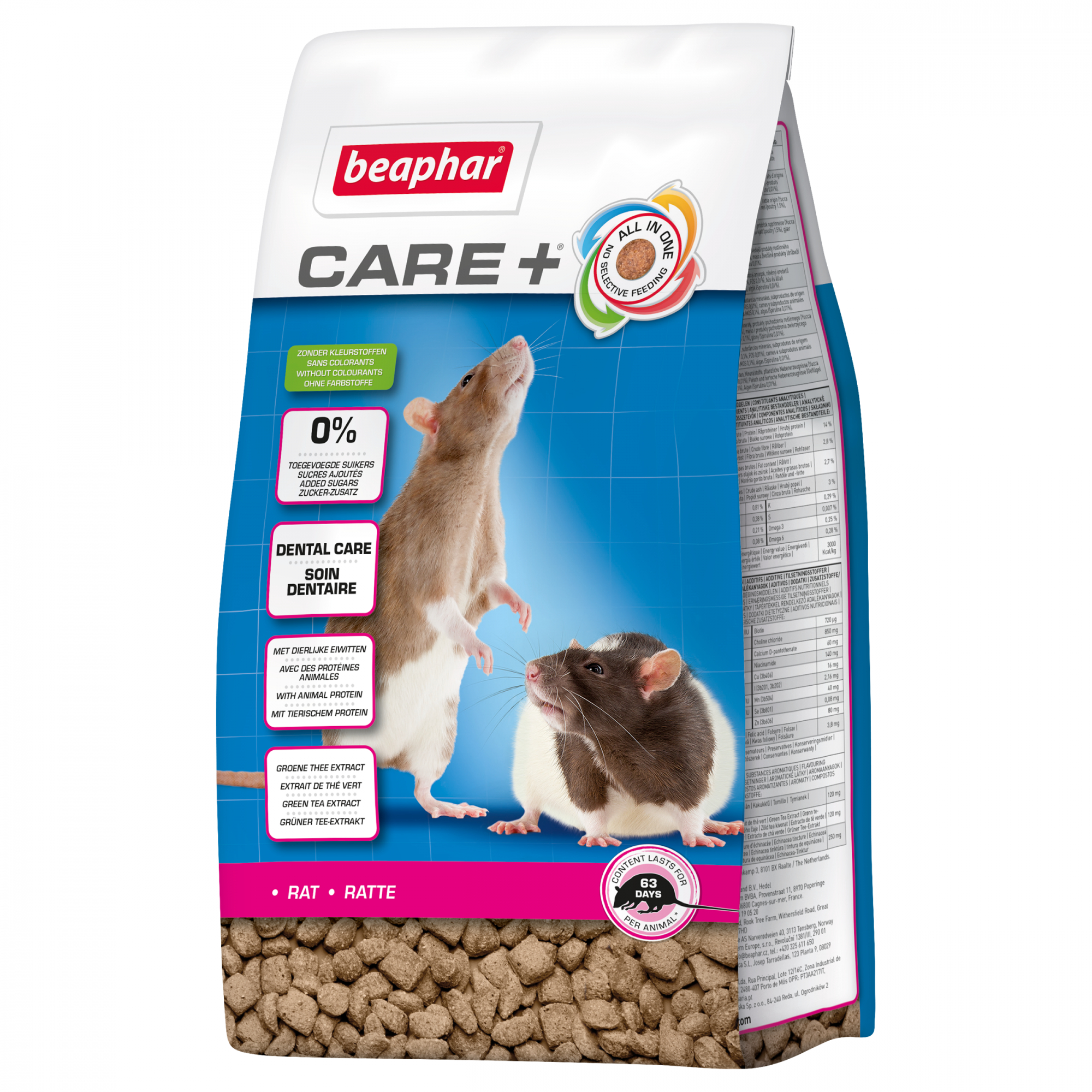 Care+ Rat geëxtrudeerd voer