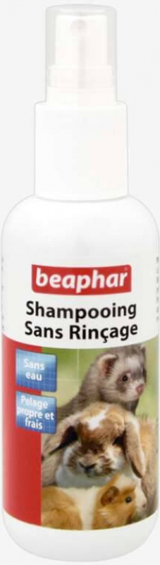 Shampooing sans rinçage en pulvérisateur pour rongeurs