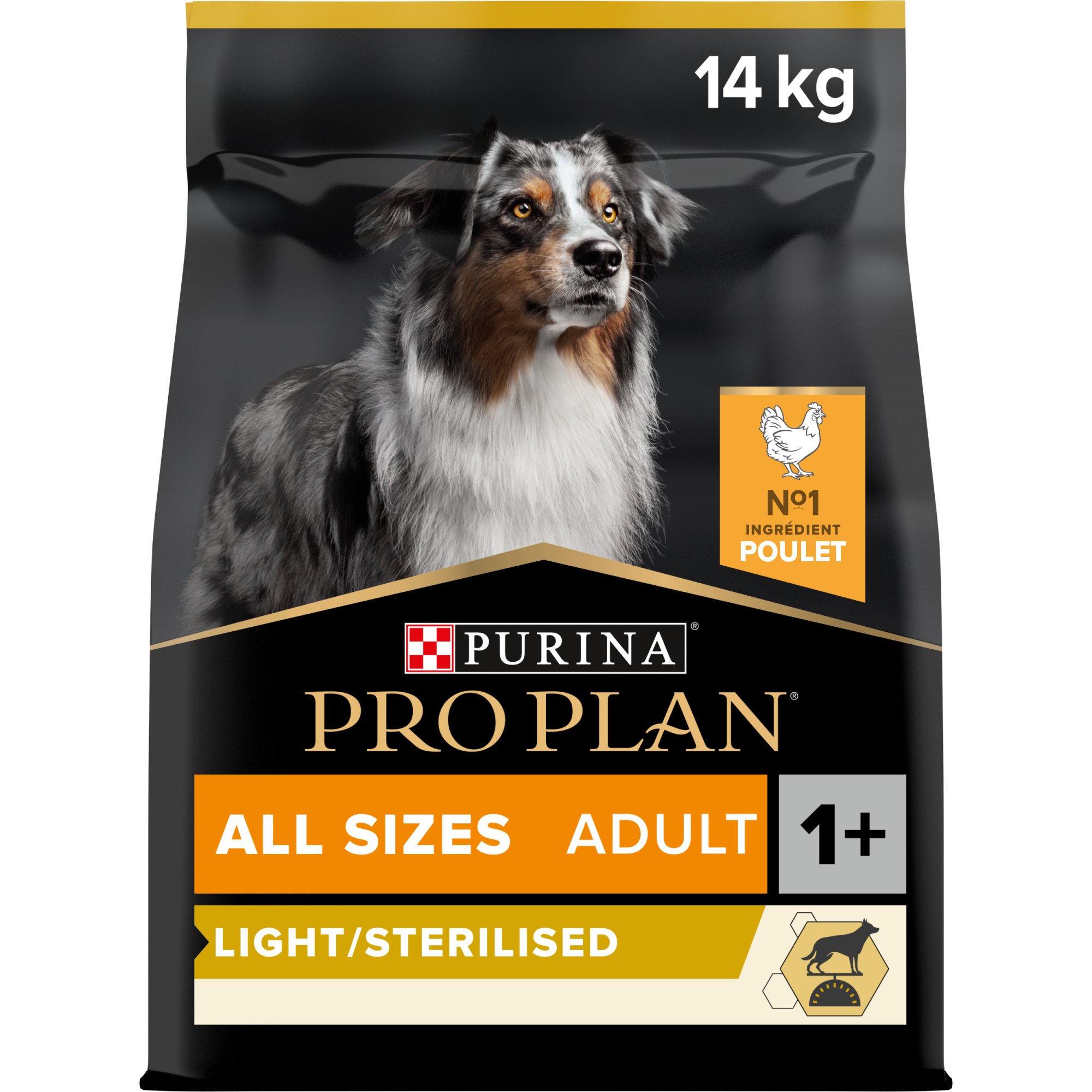 PRO PLAN All Sizes Adult Light / Sterilised com frango para cão